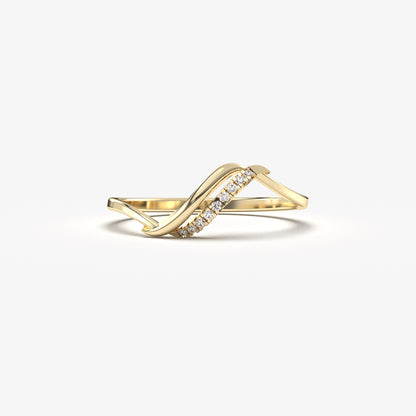 18K Gold Thin Ring - LR119