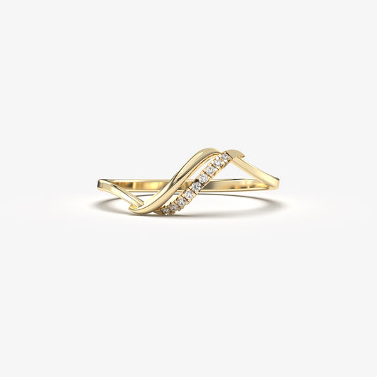 18K Gold Thin Ring - LR119