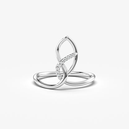 10K Gold Spiral Design Ring - LR40