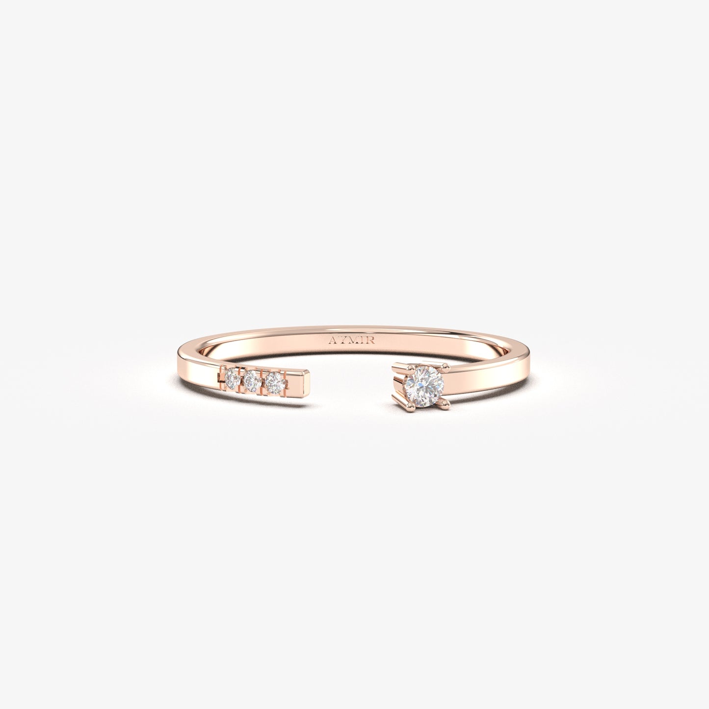 14K Gold Open Cuff Ring - 2S102