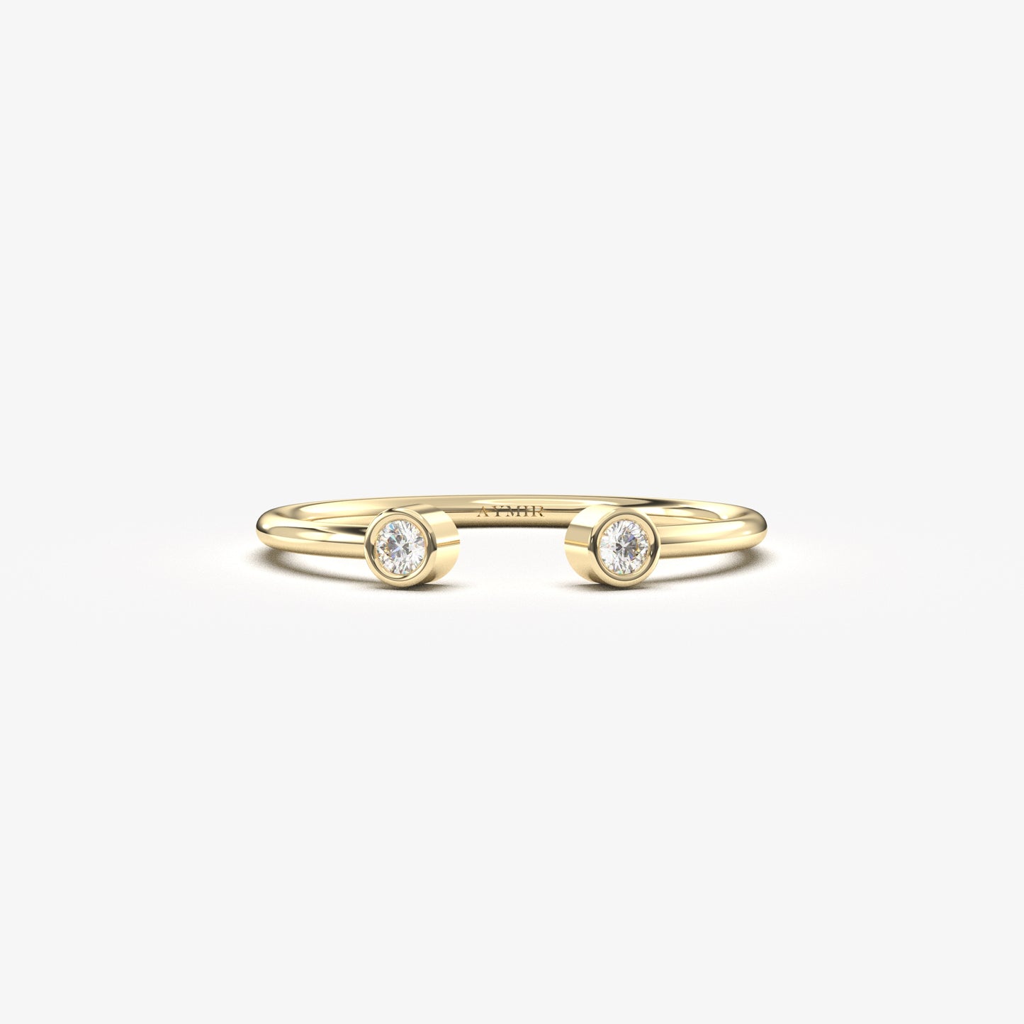 18K Gold Cuff Open Ring - 2S104