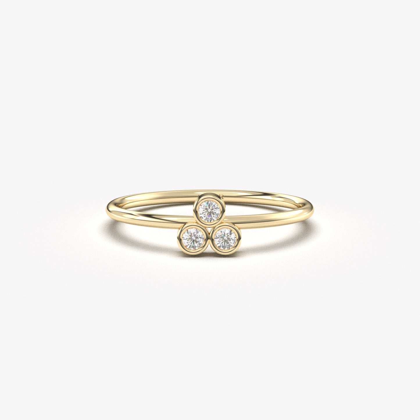 18K Dainty Gold Ring - 2S106