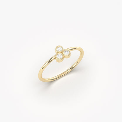 18K Dainty Gold Ring - 2S106