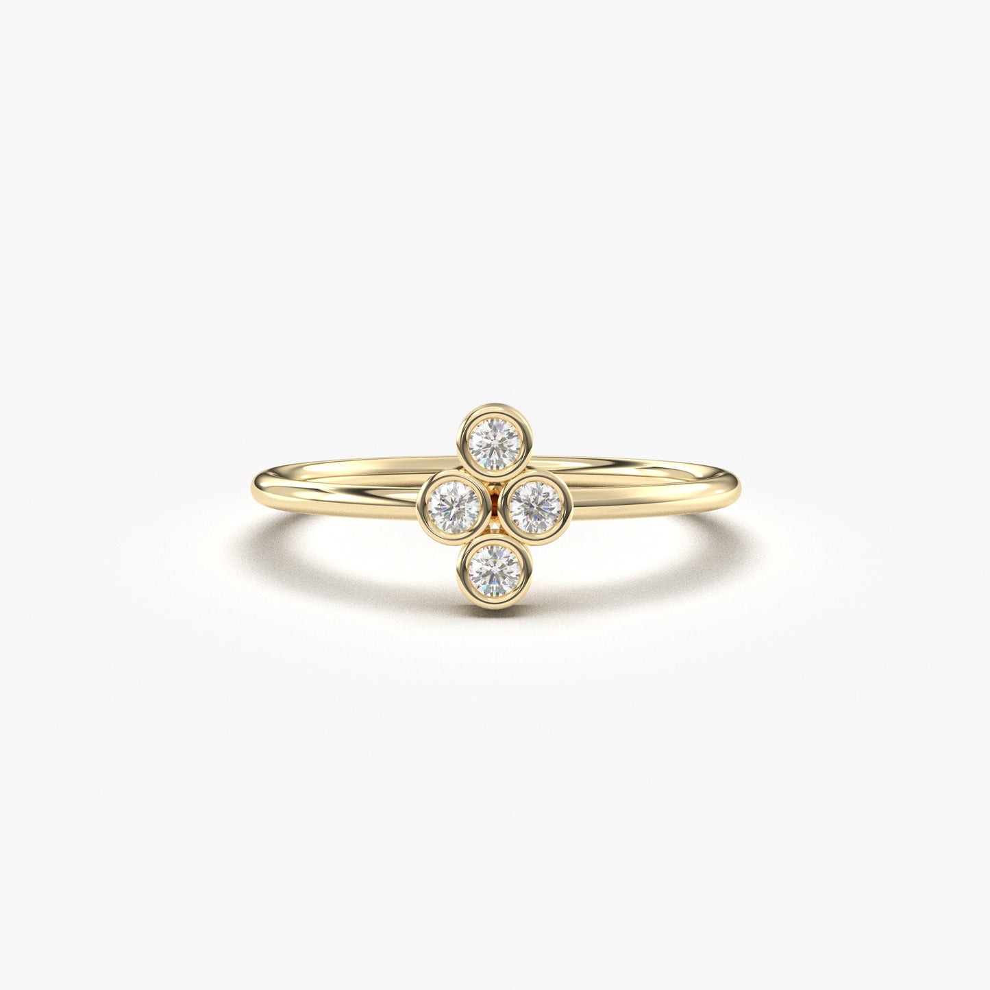 18K Gold Delicate Ring - 2S107