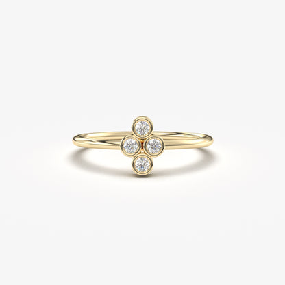 18K Gold Delicate Ring - 2S107