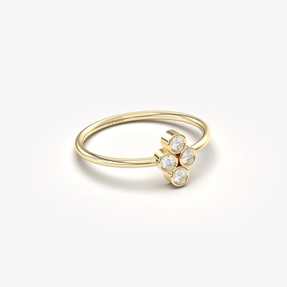 18K Gold Delicate Ring - 2S107