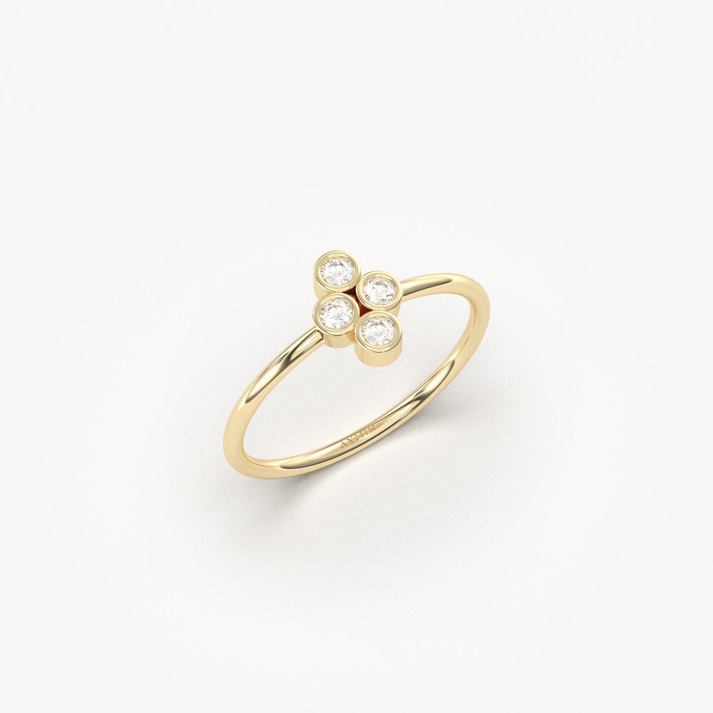 18K Gold Delicate Ring - 2S107