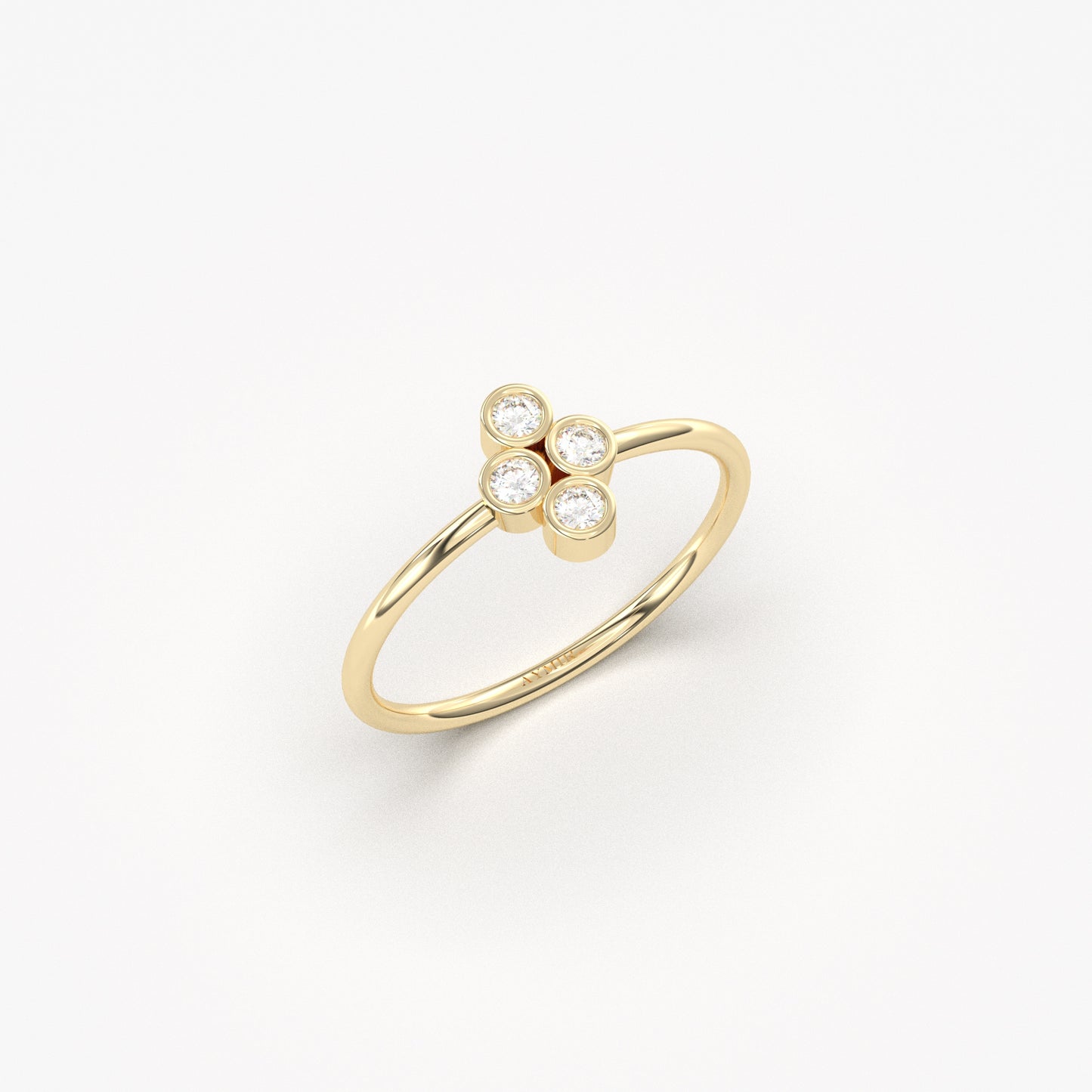 10K Gold Delicate Ring - 2S107