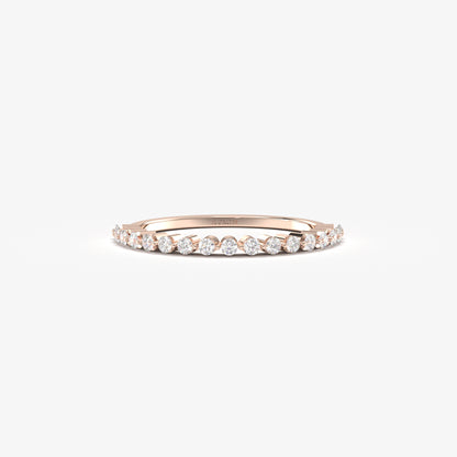 18K Gold Minimalist Wedding Ring - 2S10