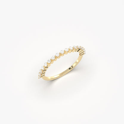 18K Gold Minimalist Wedding Ring - 2S10