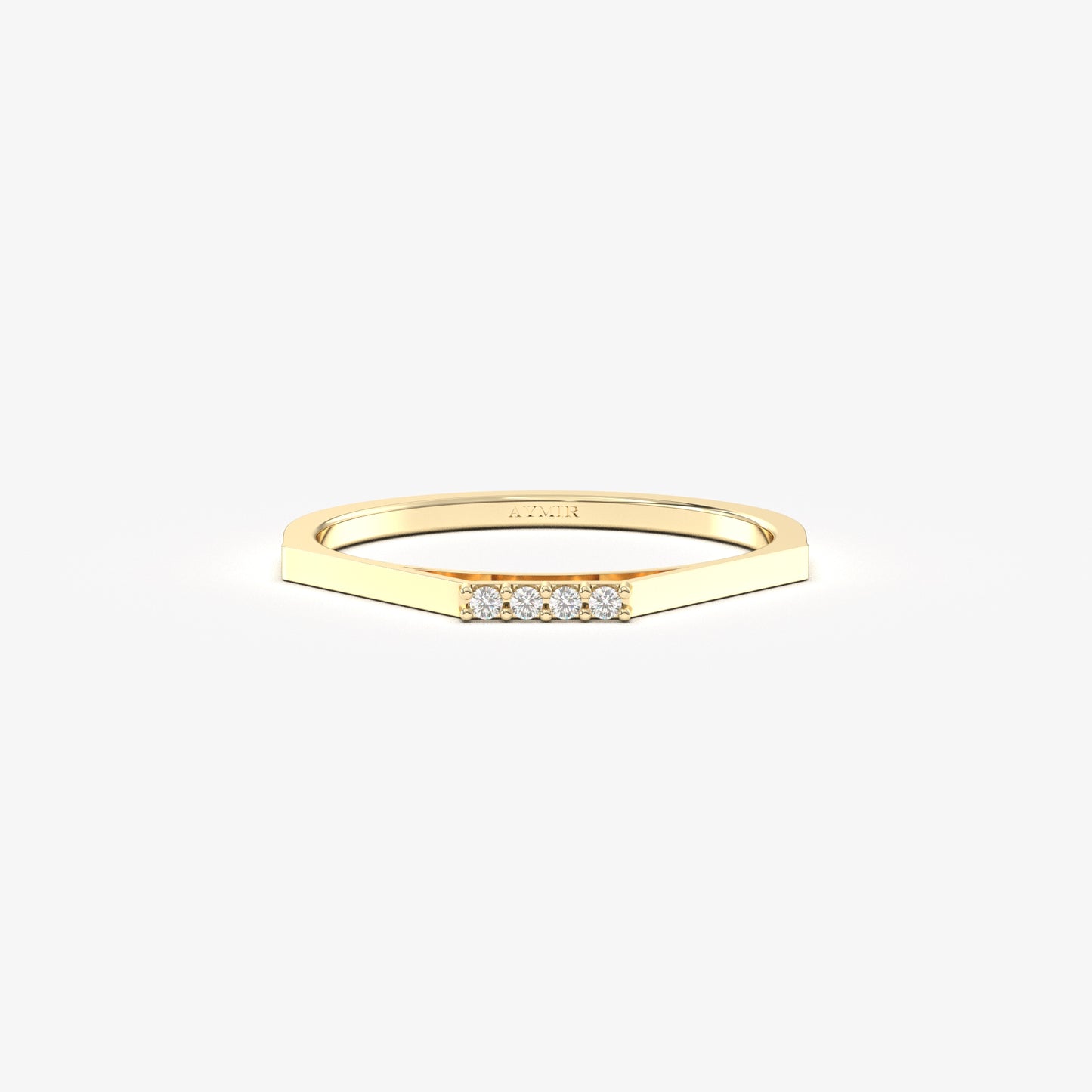 18K Gold Mini Stack Ring - 2S115