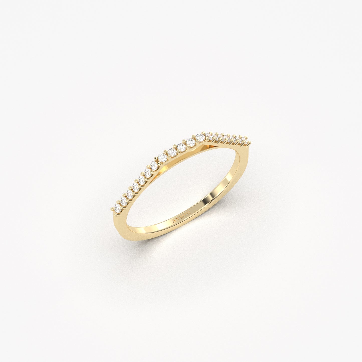 10K Gold Stacking Diamond Ring - 2S116