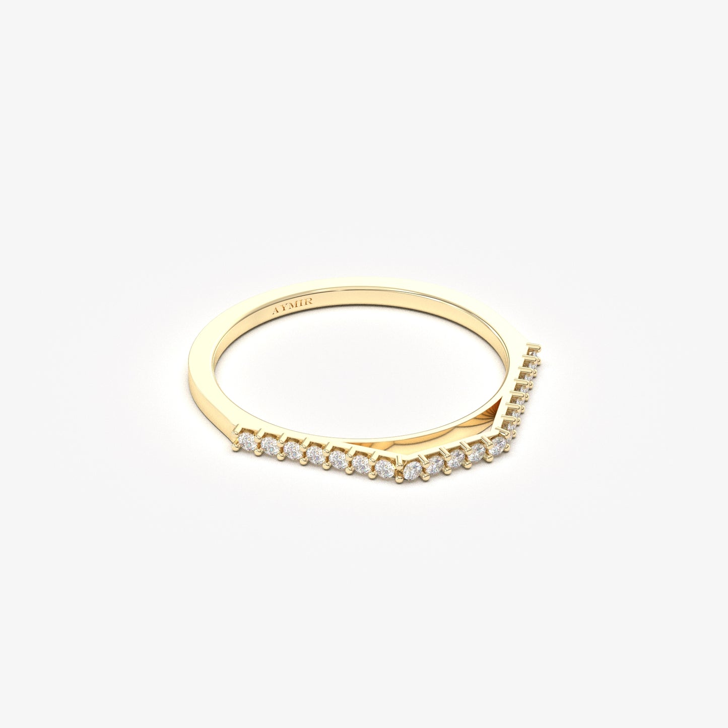 10K Gold Stacking Diamond Ring - 2S116