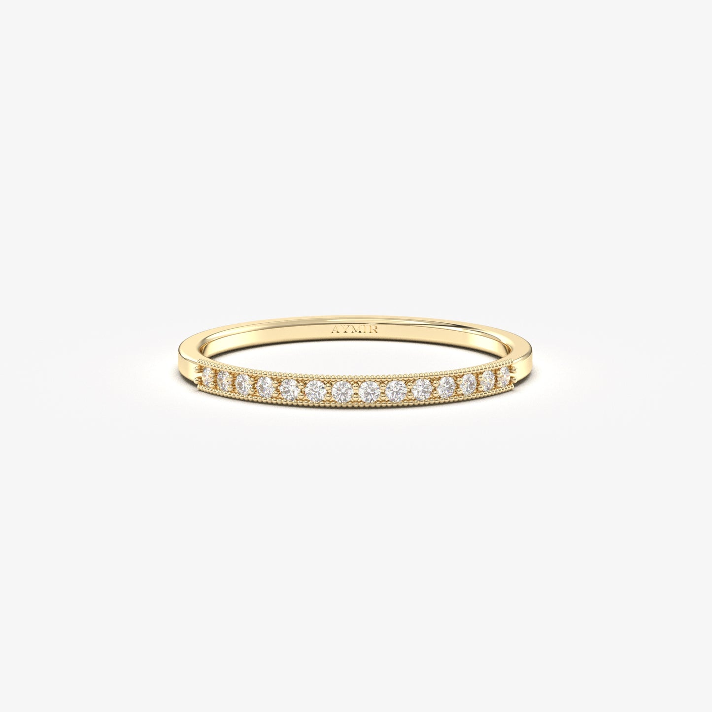 10K Gold Stacking Promise Diamond Ring - 2S117