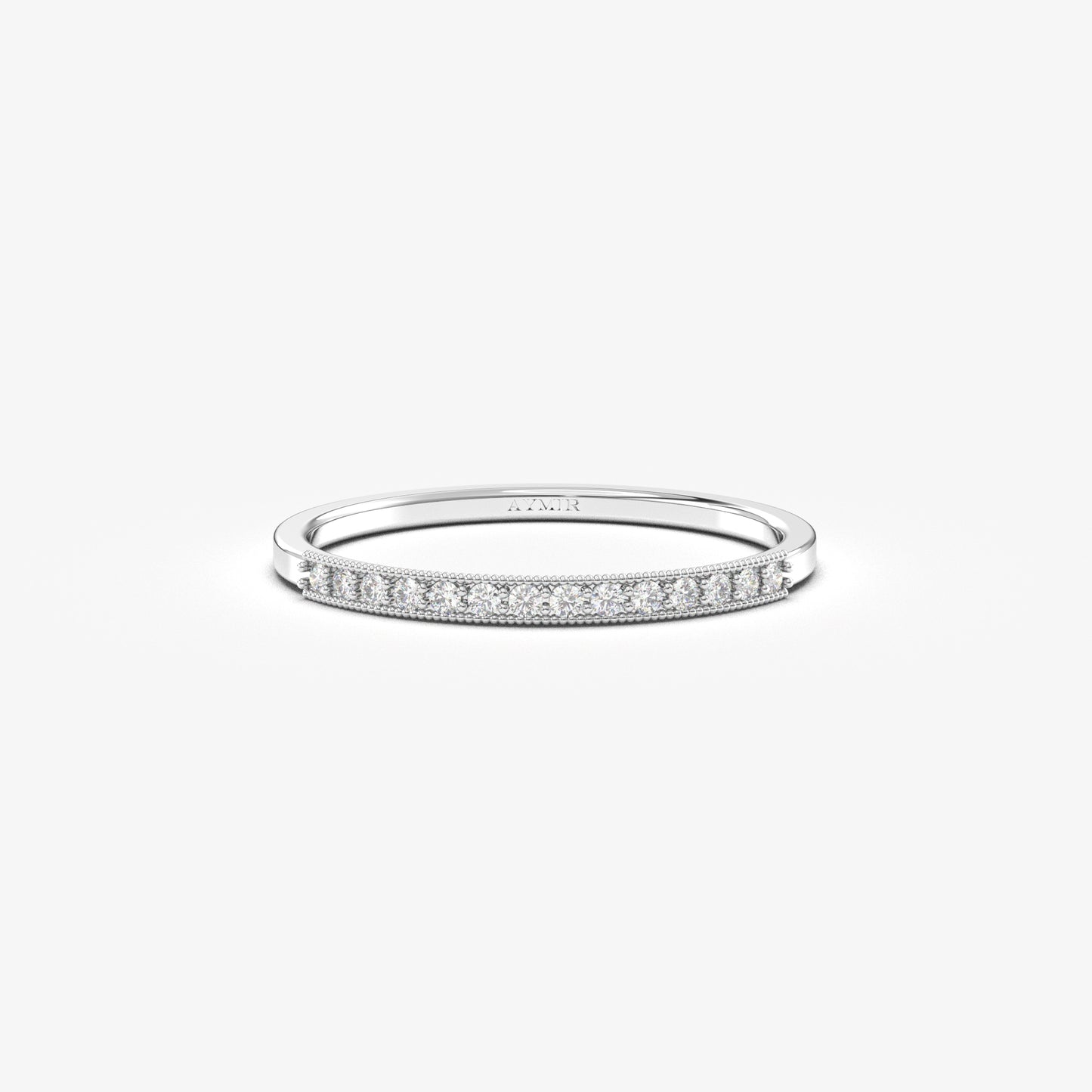 10K Gold Stacking Promise Diamond Ring - 2S117