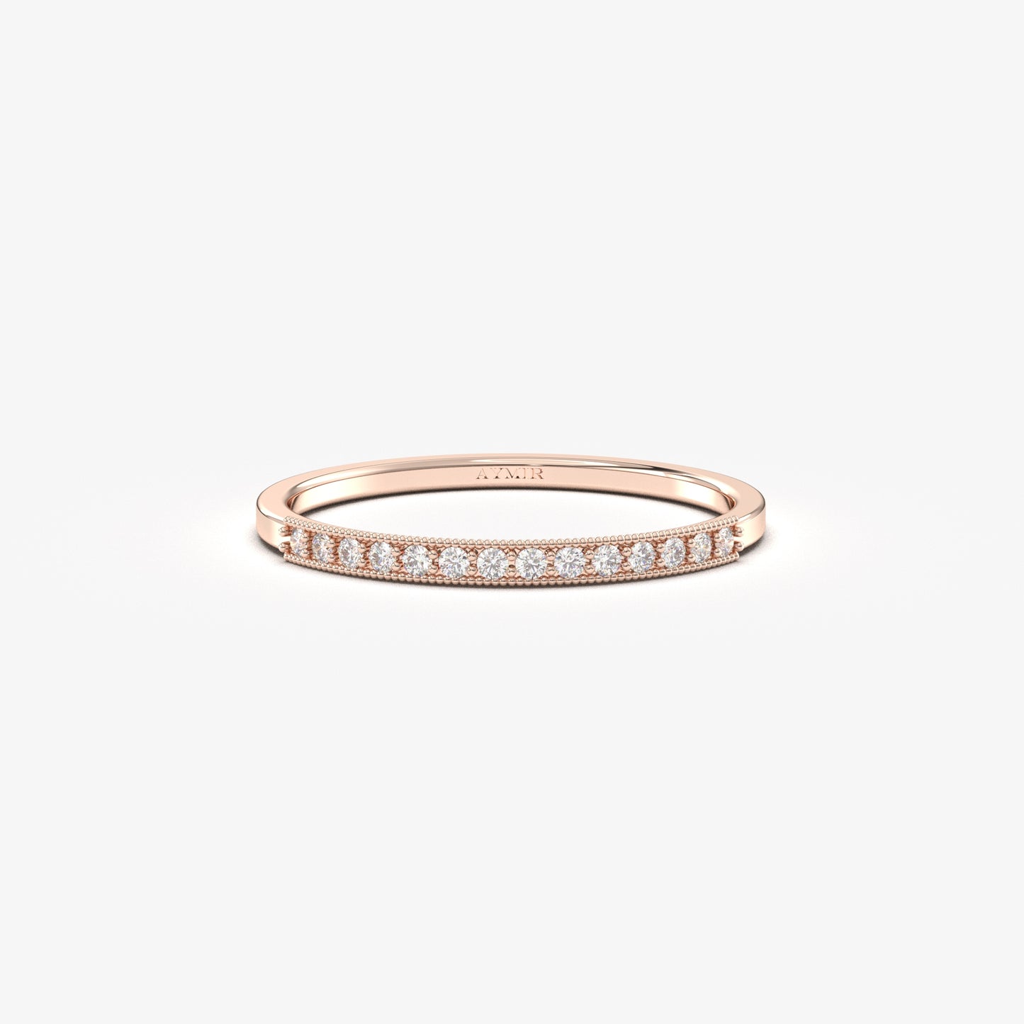 10K Gold Stacking Promise Diamond Ring - 2S117