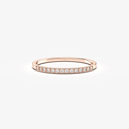 18K Gold Stacking Promise Ring - 2S117