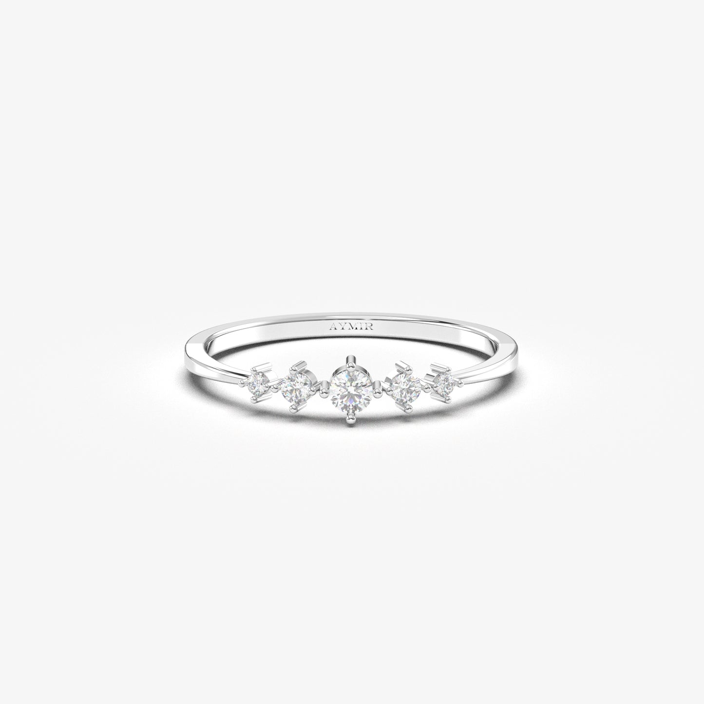 10K Gold 5 Stone Diamond Ring - 2S120