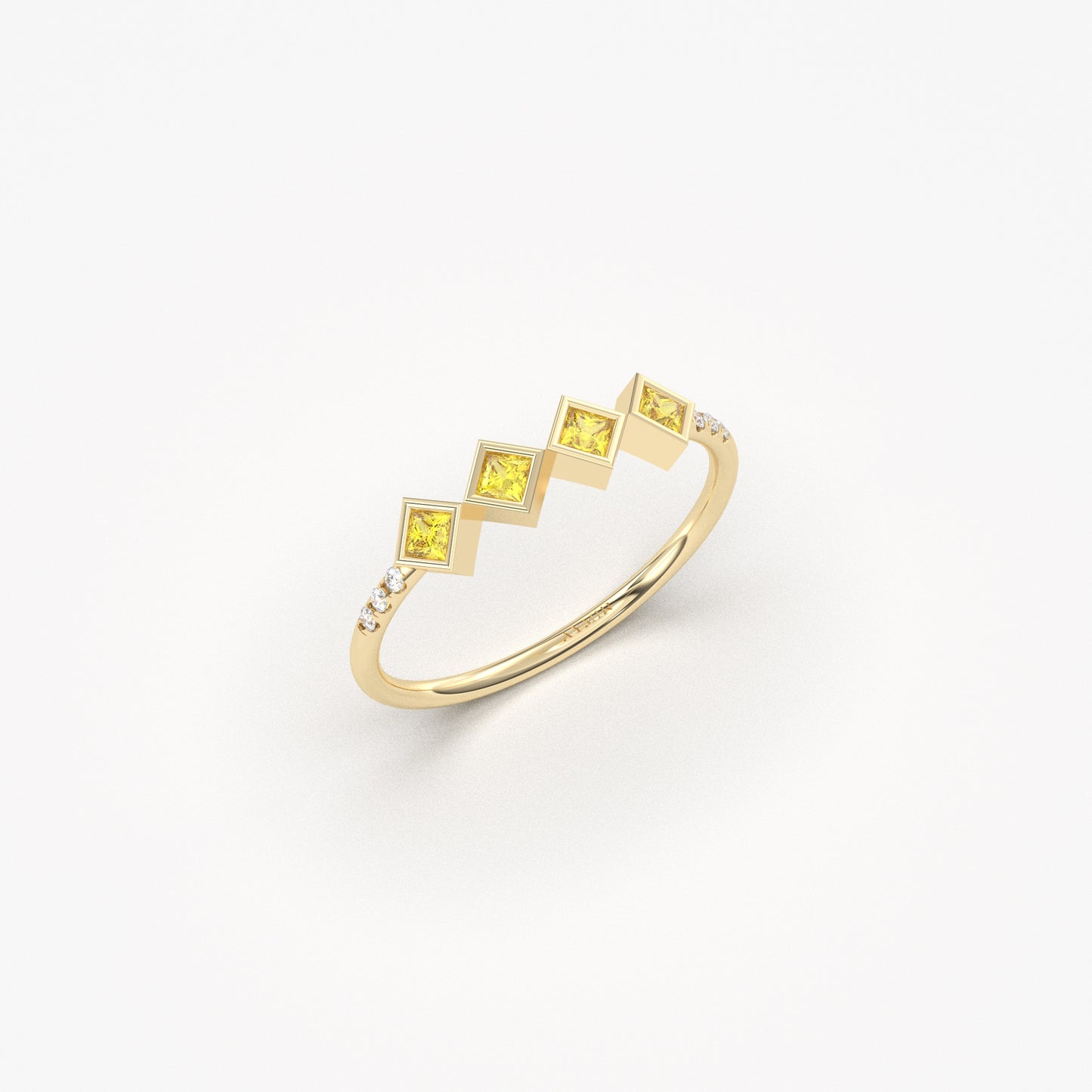 14K Gold Citrine Daily Use Ring - 2S170CIT