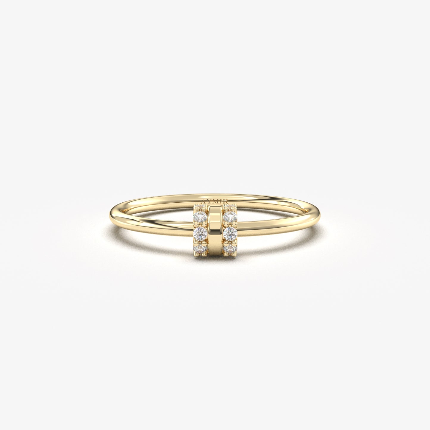 18K Elegant Mini Gold Ring - 2S183