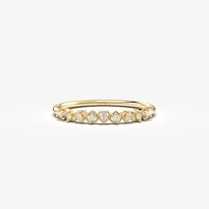 18K Gold Minimalist Heart Ring - 2S192