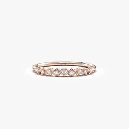 18K Gold Minimalist Heart Ring - 2S192